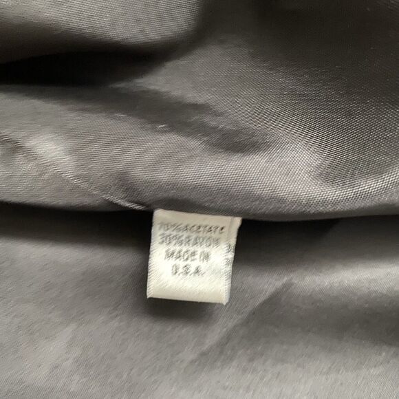 Vintage Velvet Open Front Jacket Duster Women’s L Black Fairy Boho Artsy Glam - Picture 10 of 11